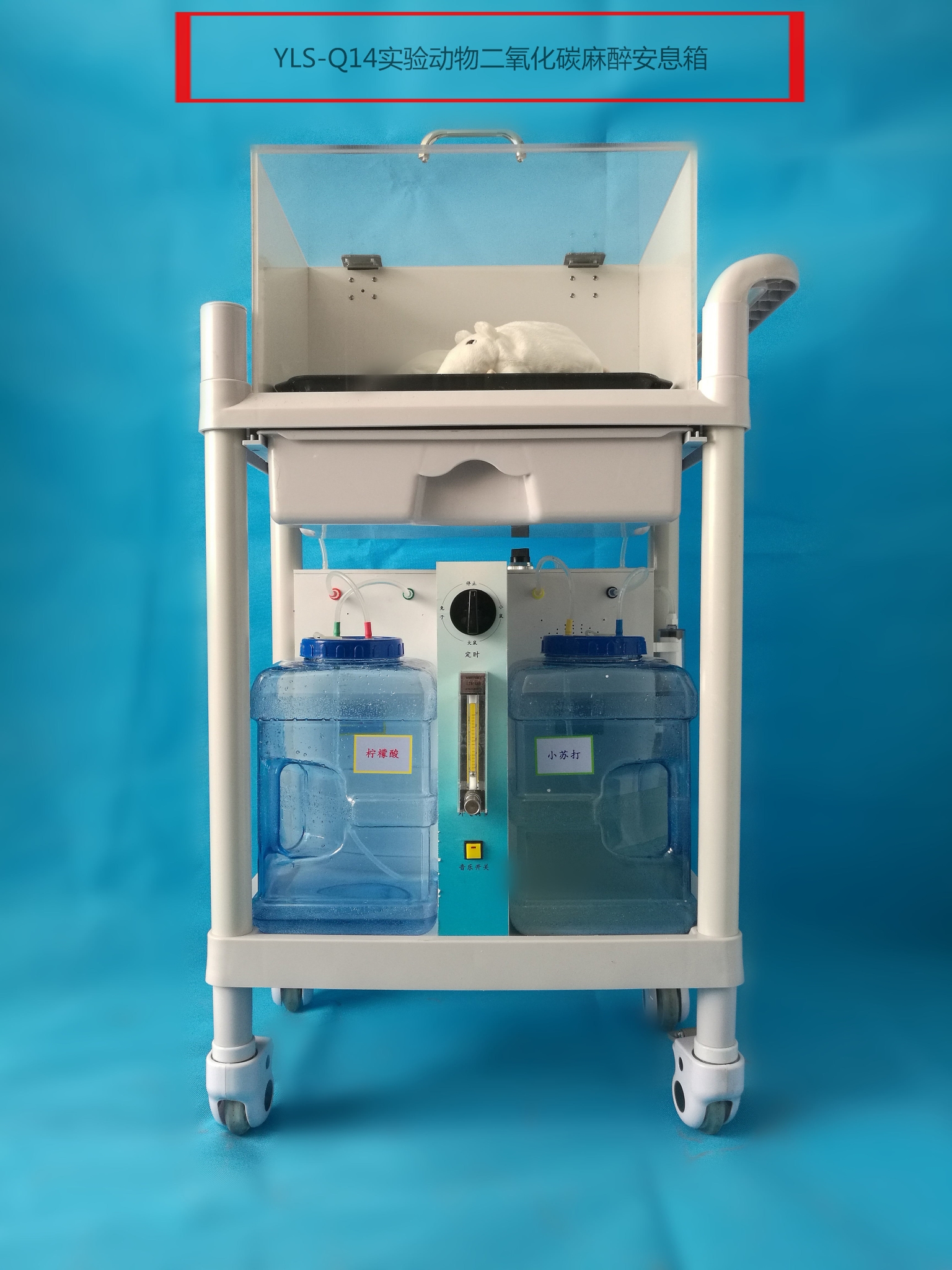 YLS-Q14小型实验动物二氧化碳麻醉安息箱